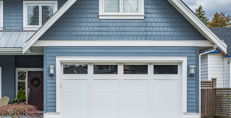 Front view of Garage Door