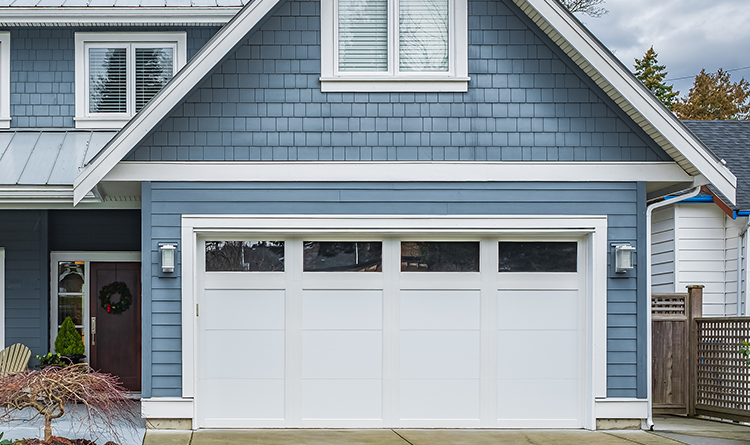Front view of Garage Door